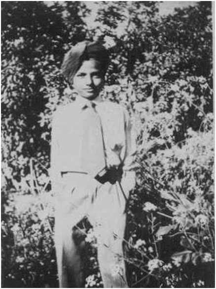 Swarn as a teenager