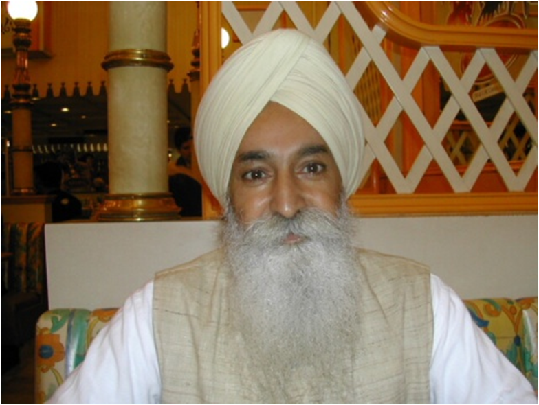 Arjan Singh, a Sikh immigrant from Punjab, now a follower of 3HO