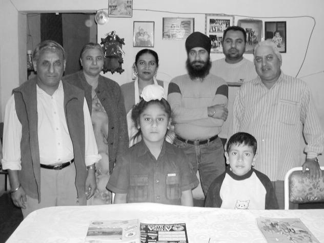 Balbir Singh's family